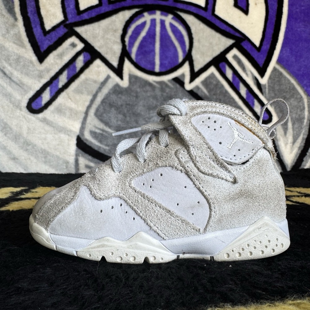 Size 9c - Toddler's Jordan 7 Retro Cobalt Bliss/Sail-White (DV2256 400)